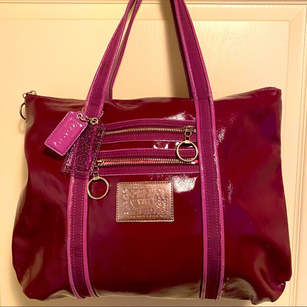 Coach Poppy Amethyst Tote